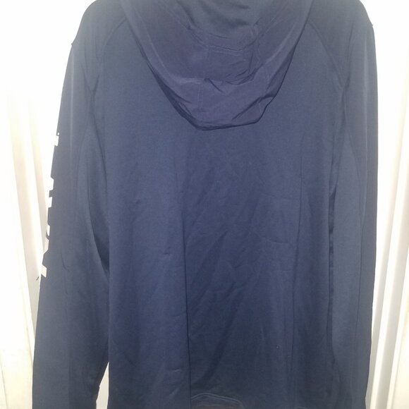 Under Armour Fly Navy pull over zip hoodie - Picture 4 of 7